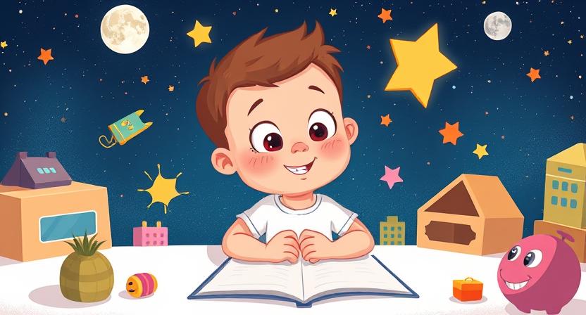 To Succeed - Be a Child, child imagination, child reading book,