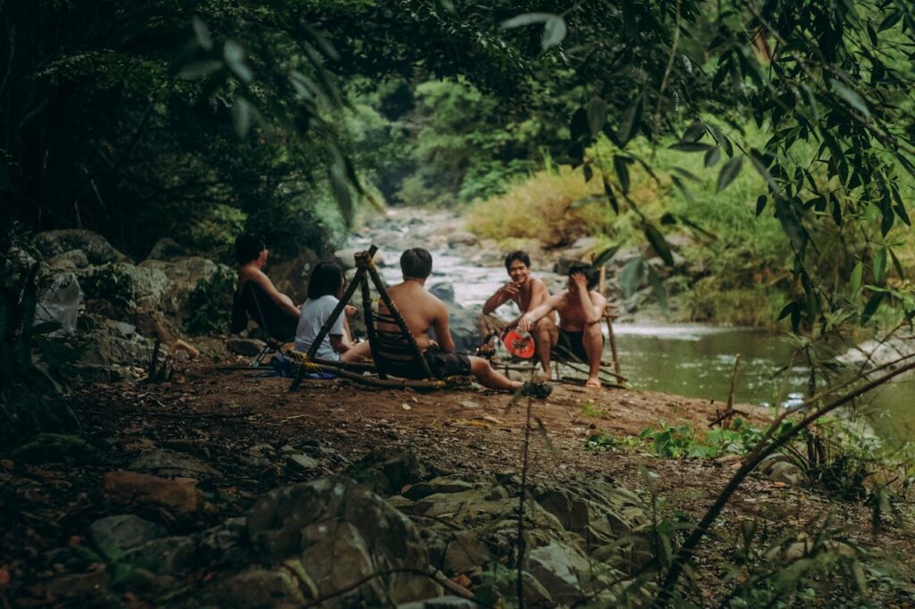 Become a Millionaire, people camping, likeminded people,
