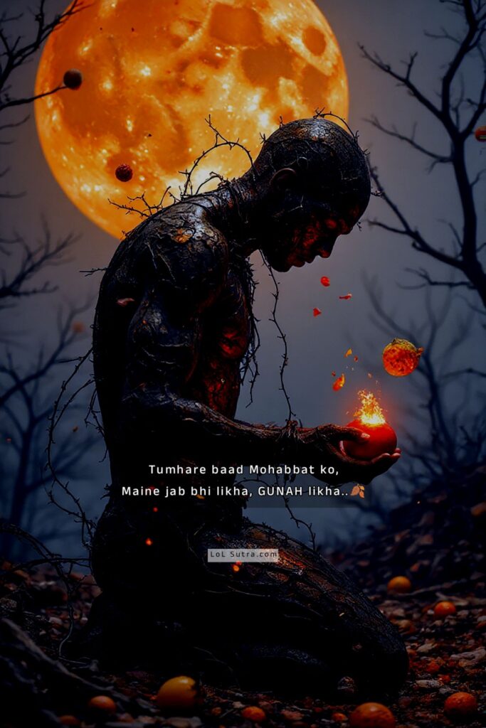 sad hindi shayari, hindi shayari, hindi breakup shayari, shayari image, breakup shayari image,