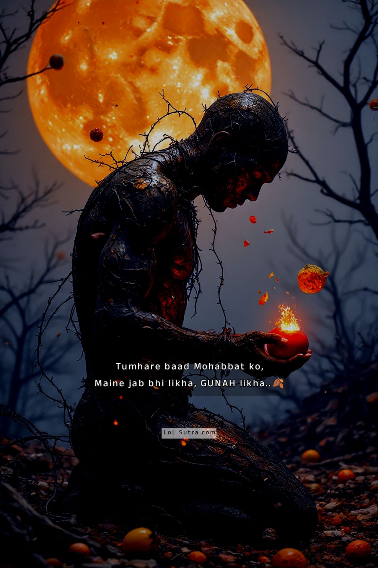 sad hindi shayari, hindi shayari, hindi breakup shayari, shayari image, breakup shayari image,