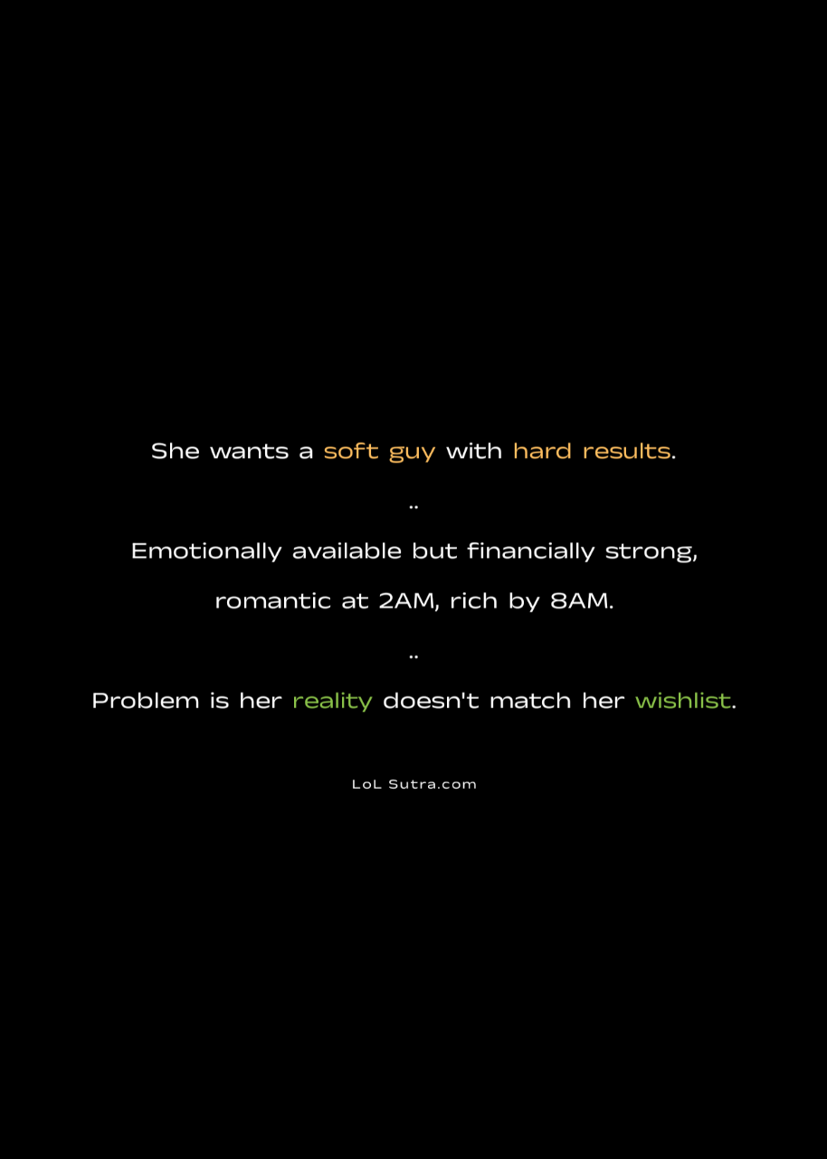 modern dating expectations, high standards vs reality, emotionally available man, financial stability goals, relationship expectations mismatch,