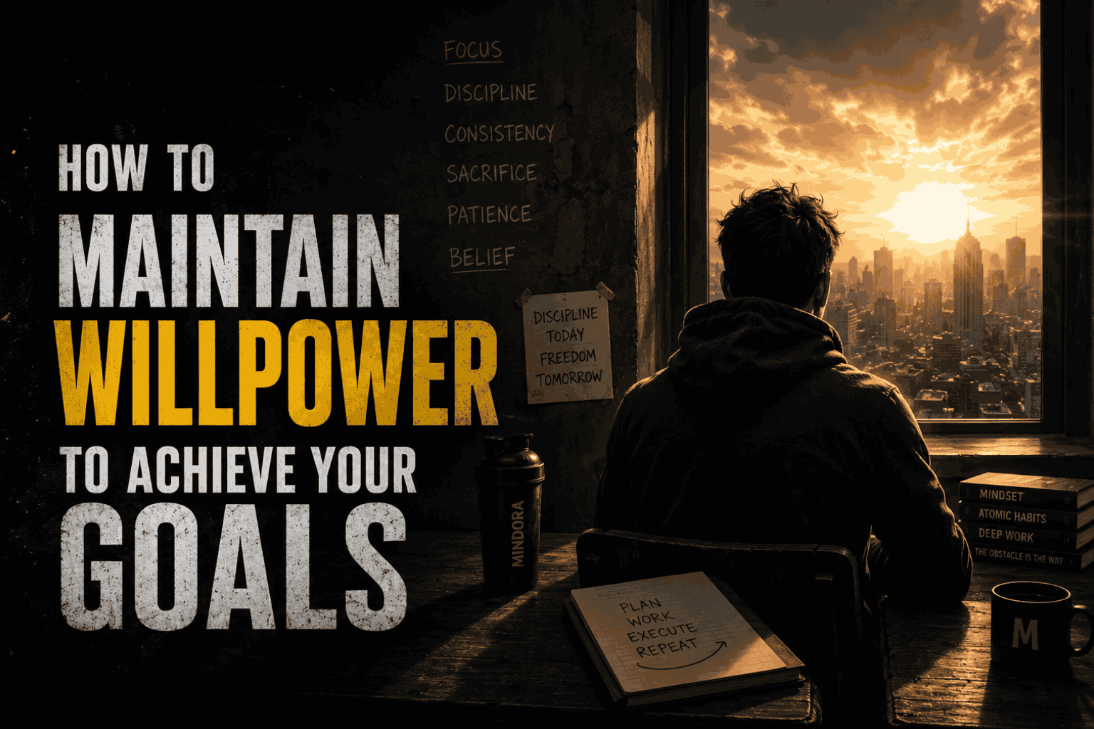 How to Maintain the Willpower to Achieve Your Goals,