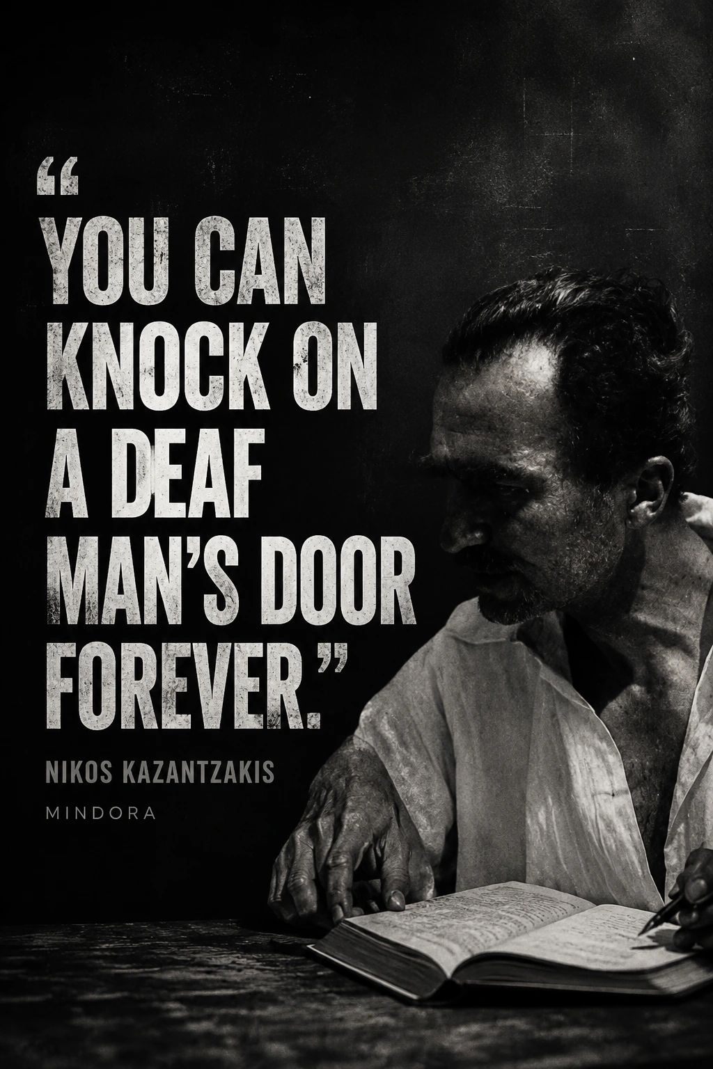 You can knock..